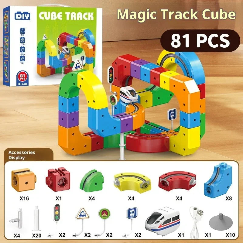 Magic Cube Train Track β Kids Toy