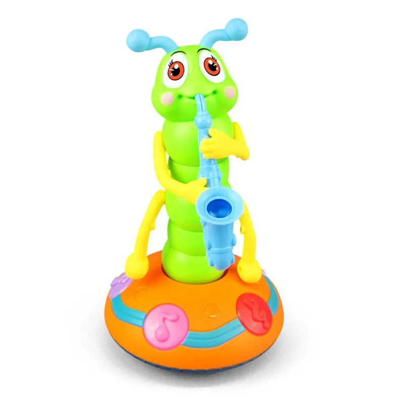 Musical Caterpillar Toy with Saxophone β Dancing Light-Up Baby Learning Toy