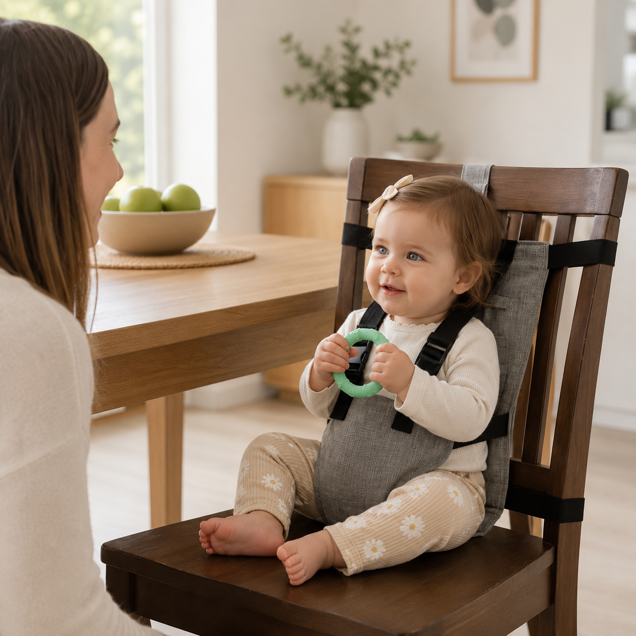 Portable Travel High Chair Harness | Adjustable Baby Safety Seat for Dining & Travel
