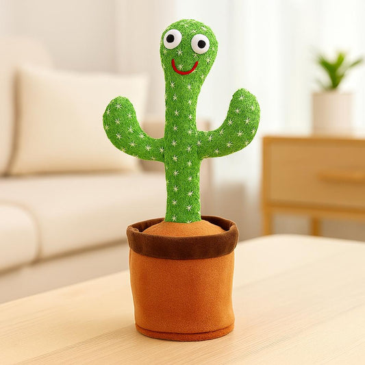 Dancing Talking Cactus Toy – Musical Plush with Voice Recording