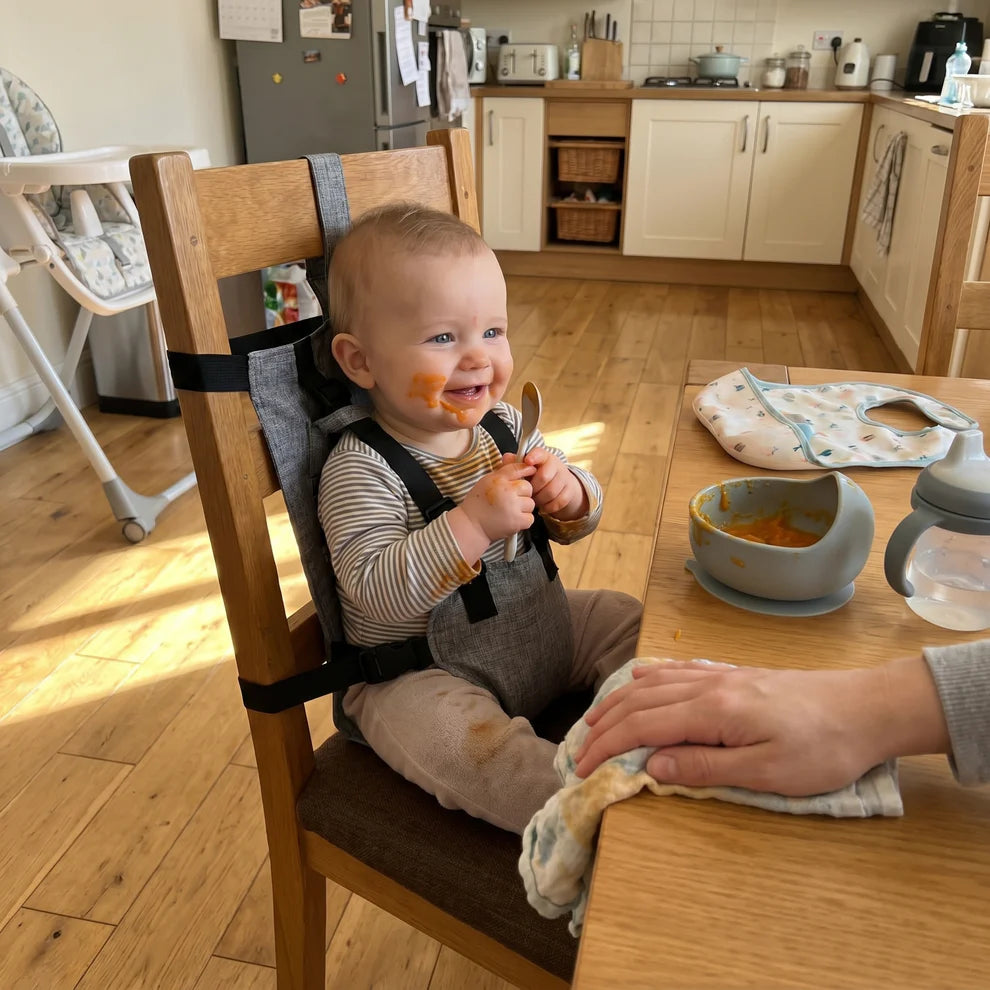 Portable Travel High Chair Harness | Adjustable Baby Safety Seat for Dining & Travel