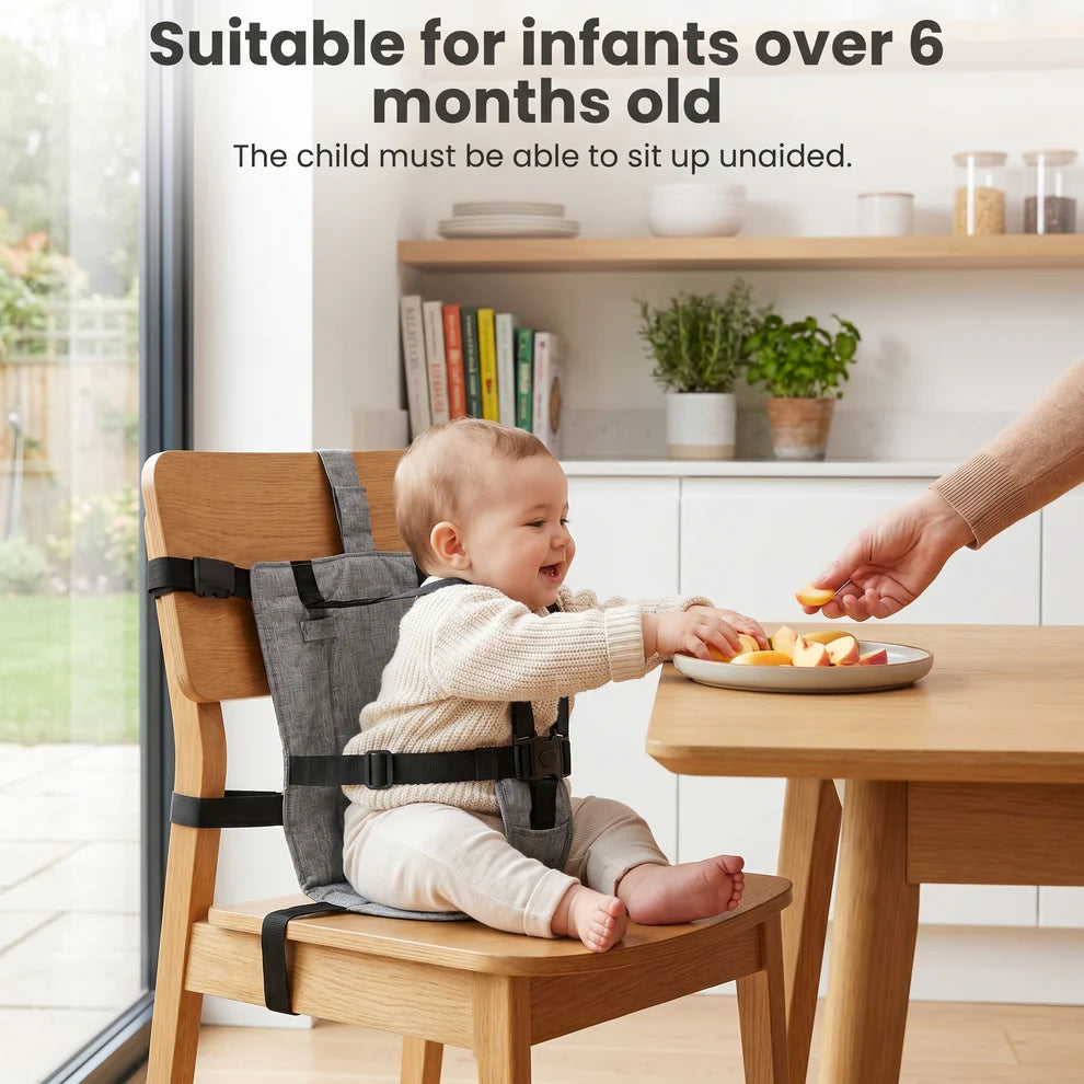 Portable Travel High Chair Harness | Adjustable Baby Safety Seat for Dining & Travel