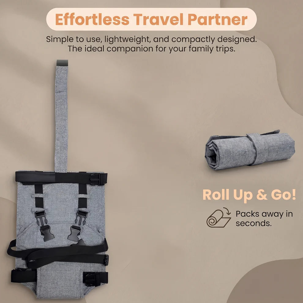 Portable Travel High Chair Harness | Adjustable Baby Safety Seat for Dining & Travel