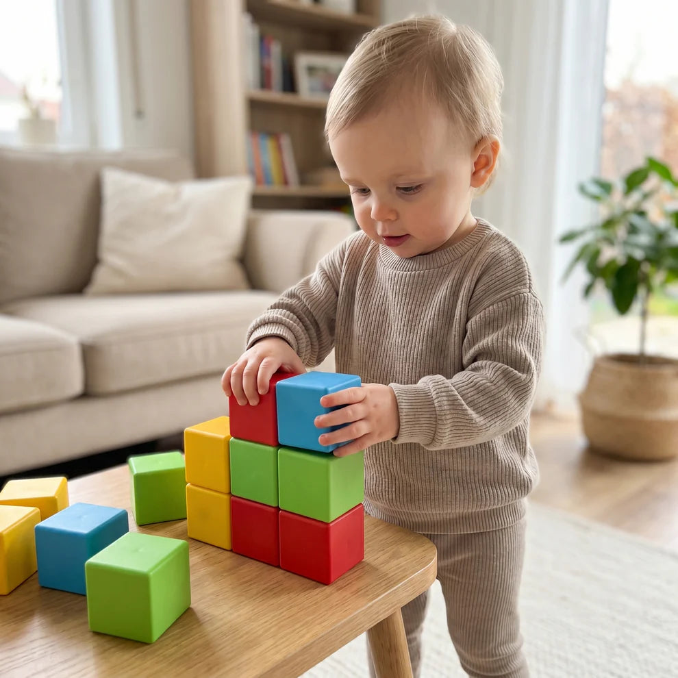 Magnetic Building Blocks Set | Educational STEM Construction Cubes for Toddlers & Kids