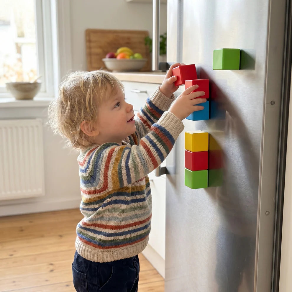 Magnetic Building Blocks Set | Educational STEM Construction Cubes for Toddlers & Kids