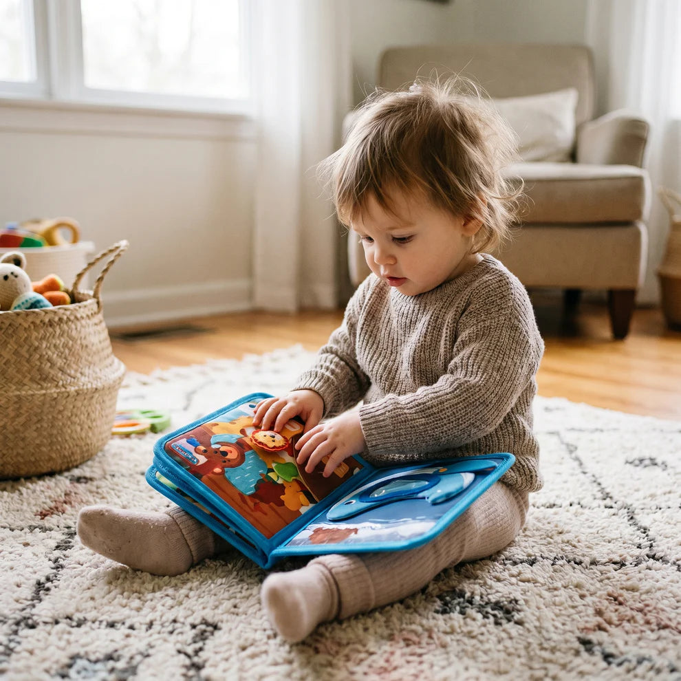 Noah's Ark Montessori Quiet Book | Interactive Sensory Busy Book for Toddlers