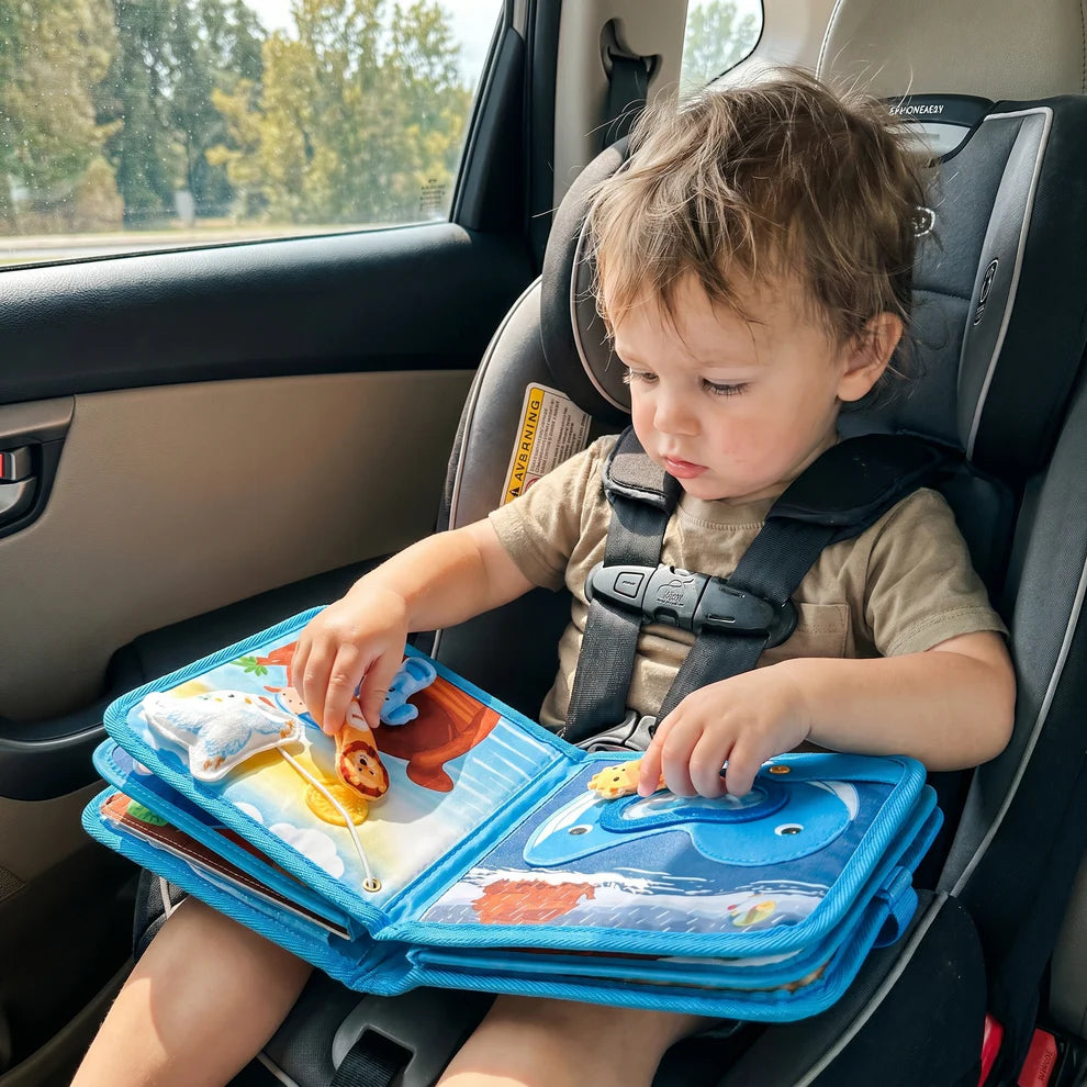 Noah's Ark Montessori Quiet Book | Interactive Sensory Busy Book for Toddlers
