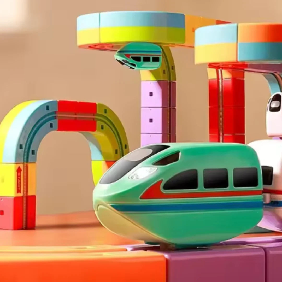 Magic Cube Train Track – Kids Toy
